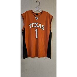 Vintage Starter TEXAS Longhorns Orange Sleeveless Jersey‎ Football Mens XL